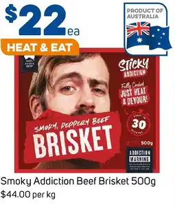 Foodland Smoky Addiction Beef Brisket 500g offer