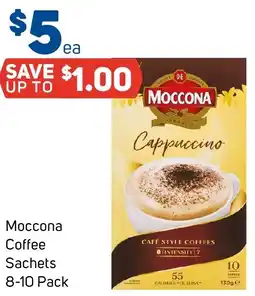 Foodland Moccona Coffee Sachets 8-10 Pack offer