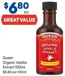 Foodland Queen Organic Vanilla Extract 100ml offer