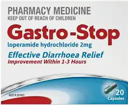 Pharmacist Advice Gastro-Stop 20 Capsules offer