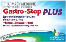 Pharmacy Best Buys Gastro-Stop Plus 12 Chewable Tablets offer