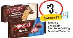 IGA Arnott's Chocolate Biscuits 160-250g offer