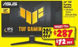 JB Hi-Fi 24" TUF Gaming Monitor offer