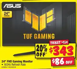 JB Hi-Fi 24" FHD Gaming Monitor offer