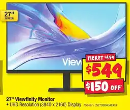 JB Hi-Fi 27" Viewfinity Monitor offer