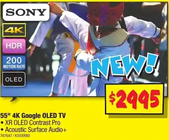 JB Hi-Fi 55" 4K Google OLED TV offer