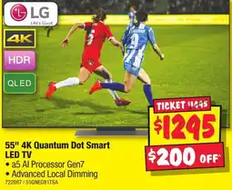 55" 4K Quantum Dot Smart LED TV