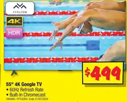 55" 4K Google TV