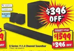 JB Hi-Fi Q Series 11.1.4 Channel Soundbar offer