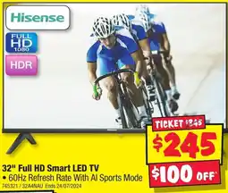 JB Hi-Fi 32" Full HD Smart LED TV offer