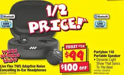JB Hi-Fi Live Flex TWS Adaptive Noise Cancelling In-Ear Headphones offer