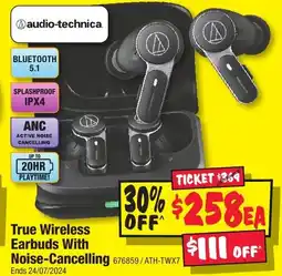 JB Hi-Fi True Wireless Earbuds With Noise-Cancelling offer