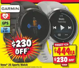 JB Hi-Fi Venu® 2S Sports Watch offer