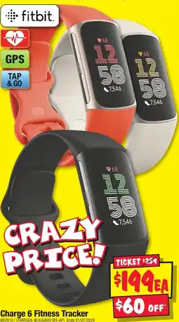 JB Hi-Fi Charge 6 Fitness Tracker offer