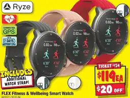 JB Hi-Fi FLEX Fitness & Wellbeing Smart Watch offer