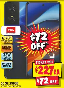 JB Hi-Fi 50 SE 256GB offer