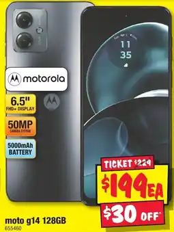 JB Hi-Fi moto g14 128GB offer