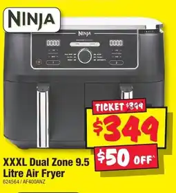 JB Hi-Fi XXXL Dual Zone 9.5 Litre Air Fryer offer