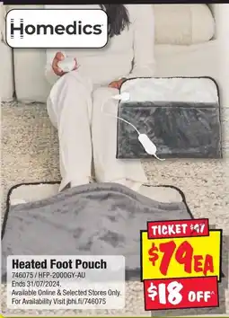 JB Hi-Fi Heated Foot Pouch offer