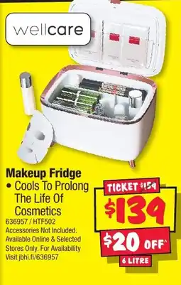 JB Hi-Fi Makeup Fridge offer