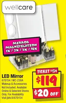 JB Hi-Fi LED Mirror offer