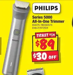 JB Hi-Fi Series 5000 All-In-One Trimmer offer