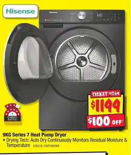 JB Hi-Fi 9KG Series 7 Heat Pump Dryer offer