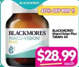 Your Discount Chemist BLACKMORES MacuVision Plus offer