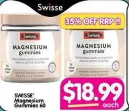 SWISSE Magnesium Gummies 60