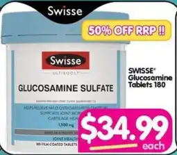 Your Discount Chemist SWISSE Glucosamine Tablets 180 offer