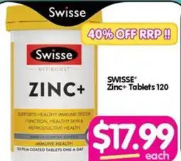 Your Discount Chemist Swisse Zinc+ Tablets 120 offer