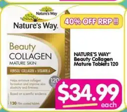 NATURE'S WAY* Beauty Collagen Mature Tablets 120