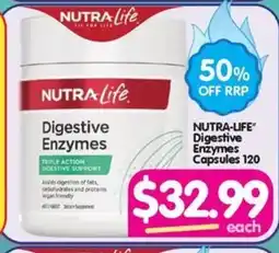 NUTRA-LIFE Digestive Enzymes Capsules 120