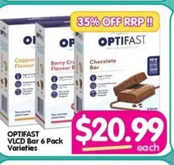 Your Discount Chemist OPTIFAST VLCD Bar 6 Pack Varieties offer