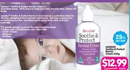 Your Discount Chemist SOODOX Soothe & Protect Barrier Cream 250g offer
