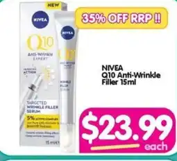 Your Discount Chemist NIVEA Q10 Anti-Wrinkle Filler 15ml offer