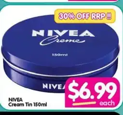 Your Discount Chemist NIVEA Cream Tin 150ml offer