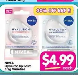 Your Discount Chemist NIVEA Hyaluron lip Balm offer