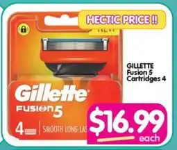 Your Discount Chemist GILLETTE Fusion 5 Cartridges 4 offer