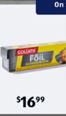 ALDI GOLIATH FOIL offer