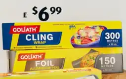 ALDI GOLIATH CLING WRAP offer