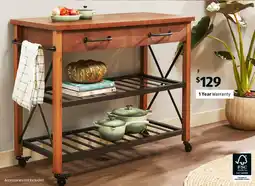 ALDI Premium kitchen trolley offer