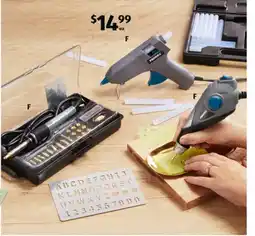 ALDI Glue Gun, Wood burning kit or engraver offer