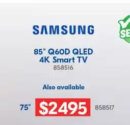 Betta 75" Q60D QLED 4K Smart TV offer