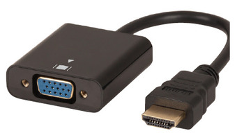 Hdmi to vga + stereo audio converter