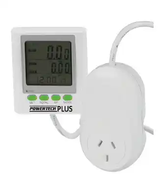 Jaycar Electronics Mains power meter with extendable lcd display offer