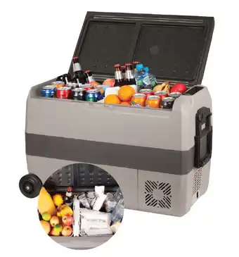 Jaycar Electronics Brass monkey 12v/24v portable fridge/ freezers convertible dual zone - 50l 76 cans offer