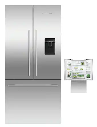 Bi-Rite Fisher & paykel 487l stainless french door fridge offer