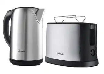 Bi-Rite Sunbeam breakfast essentials toaster & kettle set offer