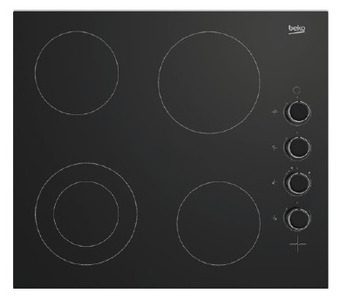 Beko 60cm 4 zone ceramic cooktop